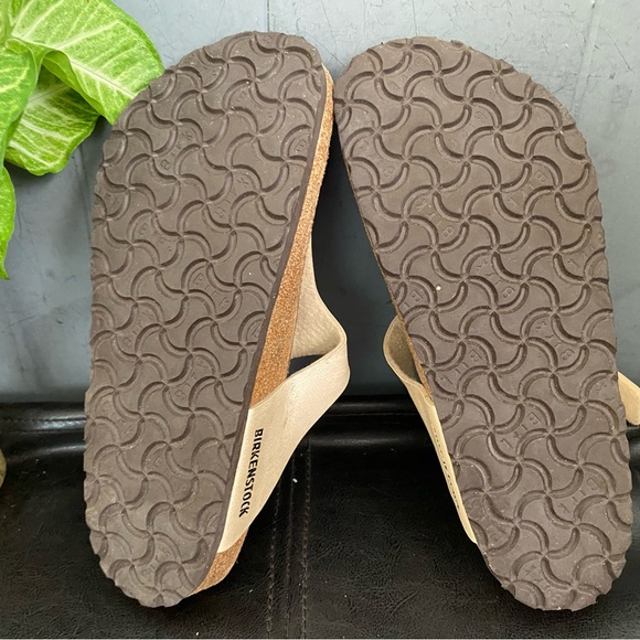Pre-owned Birkenstock Gizeh Women's Beige Sandals 39/8 - Picture 6 of 8